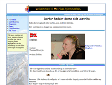 Tablet Screenshot of metrika.dk